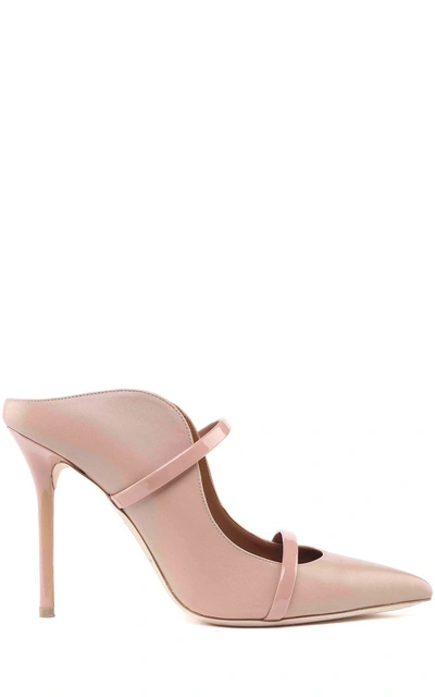 Shop Malone Souliers Maureen Leather Mules In Rosa