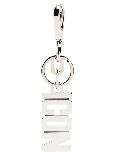 Shop Dsquared2 'icon' Keyring In Silver