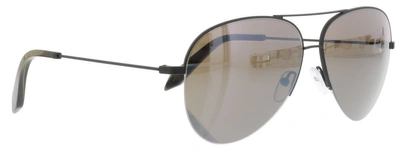 Shop Victoria Beckham Classic Sunglasses In Metal