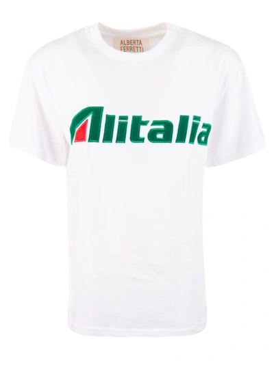 Shop Alberta Ferretti Patch T-shirt In C