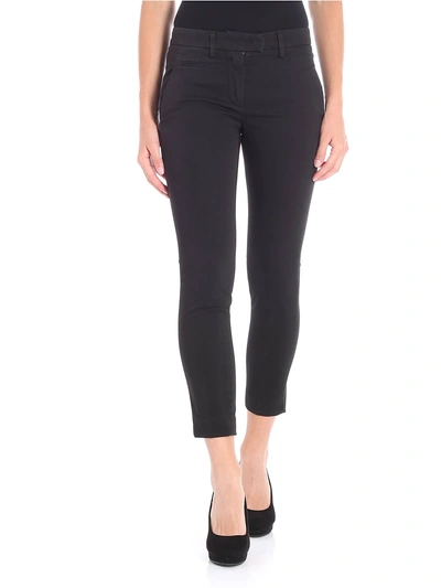 Shop Dondup Perfect Trousers In Nero
