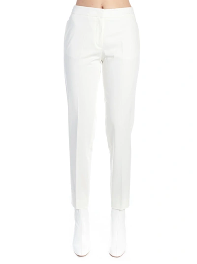 Shop Agnona Pants In White