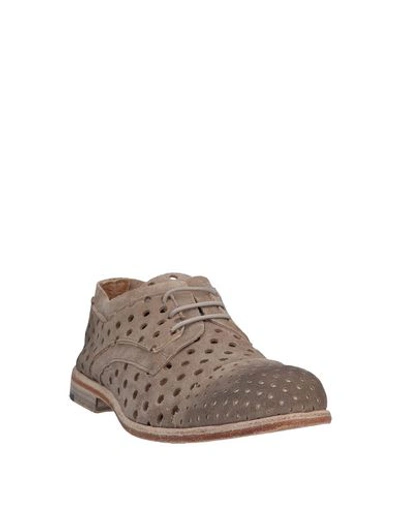 Shop Ernesto Dolani Laced Shoes In Light Brown