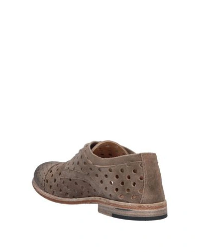 Shop Ernesto Dolani Laced Shoes In Light Brown