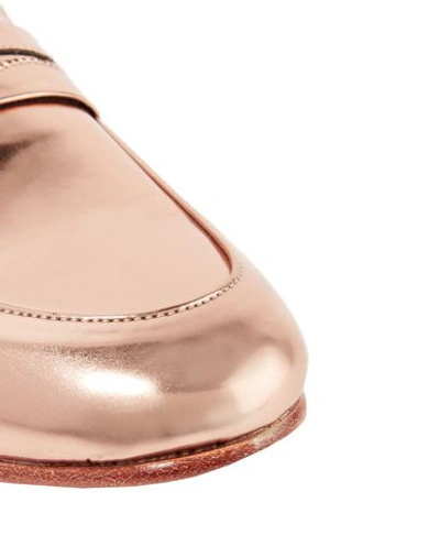 Shop Dieppa Restrepo Loafers In Copper