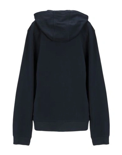 Shop Ea7 Hooded Sweatshirt In Dark Blue
