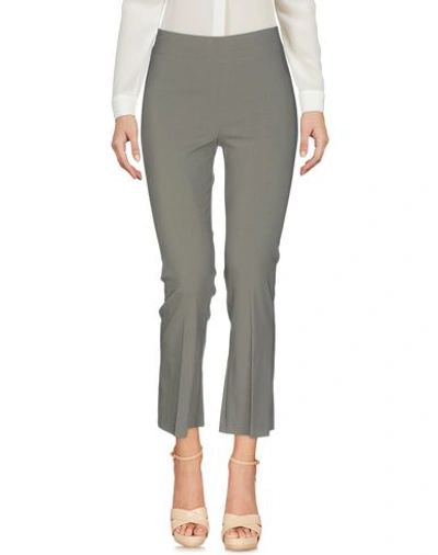 Shop Avenue Montaigne Casual Pants In Military Green