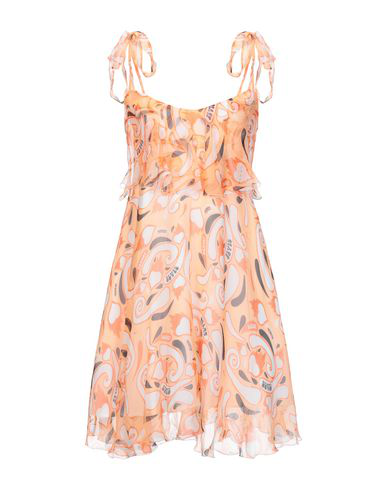 Dondup Short Dress In Orange | ModeSens