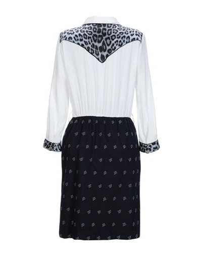 Cavalli Class Knee-length Dresses In White