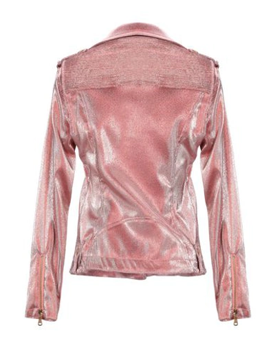 Shop Pierre Balmain Jackets In Salmon Pink