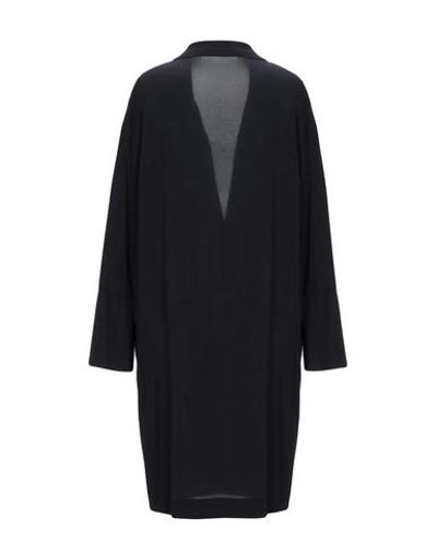 Shop Liviana Conti Overcoats In Dark Blue