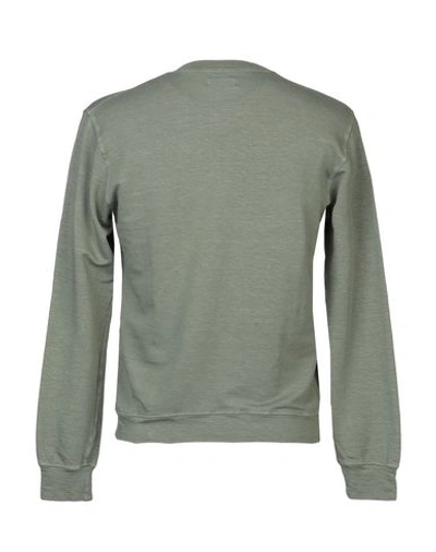 Authentic Original Vintage Style Sweatshirt In Military Green