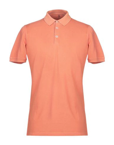 Shop Brunello Cucinelli Polo Shirt In Orange