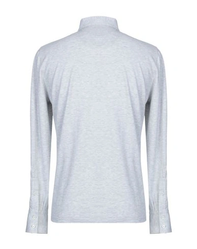 Shop Brunello Cucinelli Polo Shirt In Light Grey