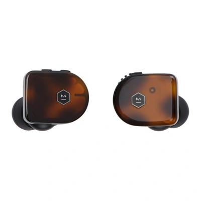 Shop Master & Dynamic Master And Dynamic Brown Mw07 True Wireless Earphones In Tortoise