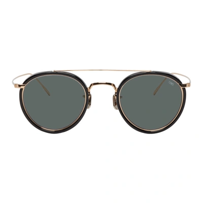 Shop Eyevan 7285 Black 762 Sunglasses In C1002 Bkgld
