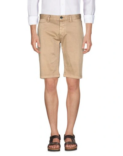 Shop Denham Bermudas In Camel