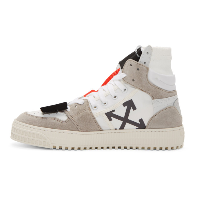 Off-white Off-court 3.0 Distressed Suede, Leather And Canvas High-top ...