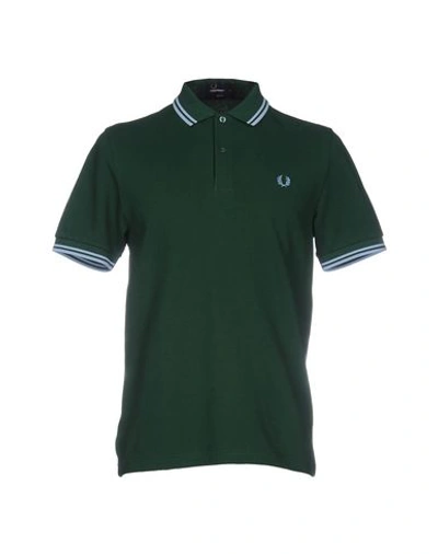 Shop Fred Perry Polo Shirt In Dark Green