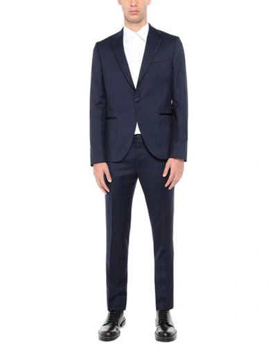 Shop Alessandro Dell'acqua Suits In Dark Blue