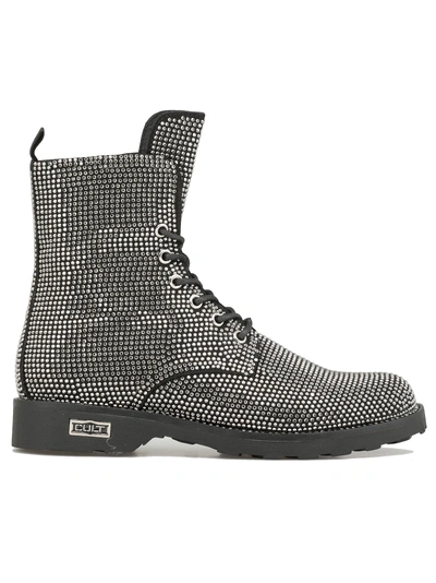 Shop Cult Zeppelin Mid 2688 Army Boot In Silver
