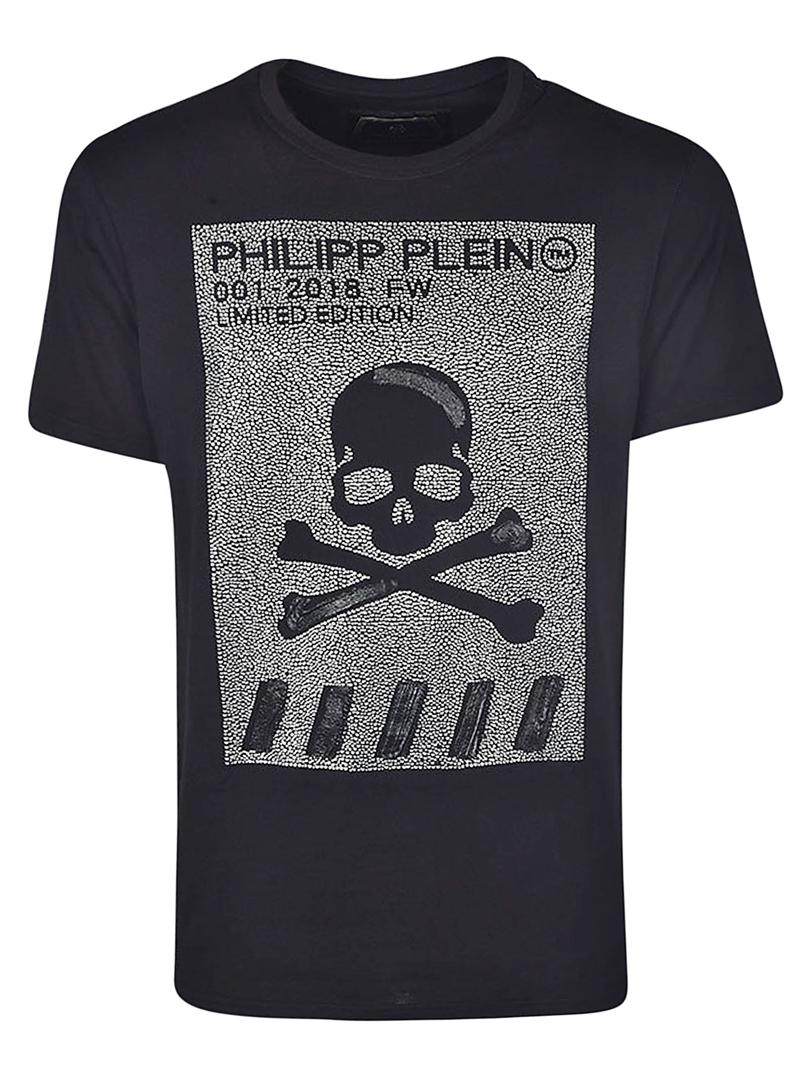 Philipp Plein Printed T-shirt In Black | ModeSens