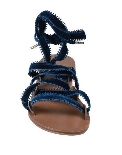 Shop Álvaro González Sandals In Blue