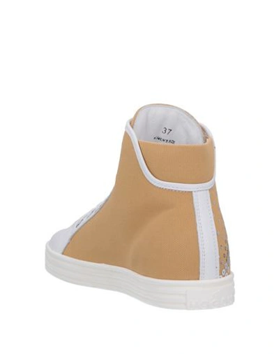 Hogan Rebel Sneakers In Beige