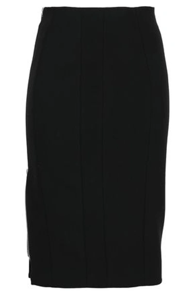 Shop Amanda Wakeley Jersey Pencil Skirt In Black