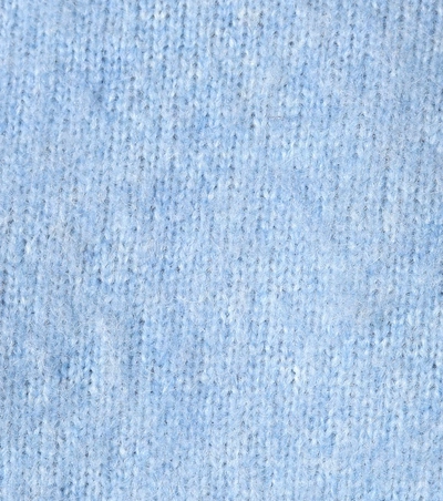 Shop Helmut Lang Wool And Alpaca-blend Sweater In Blue