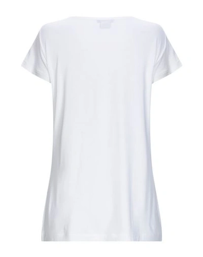 Shop Blumarine Beachwear T-shirt In White