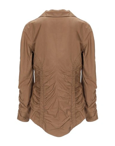 Shop Tru Trussardi Blazer In Khaki