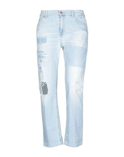 Shop Dondup Woman Jeans Blue Size 30 Cotton, Elastane