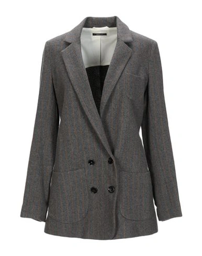 Shop True Tradition Blazer In Lead