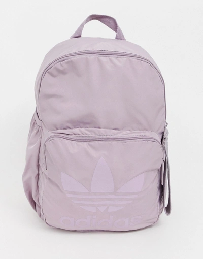 Adidas Originals Sleek Backpack In Purple - Purple | ModeSens
