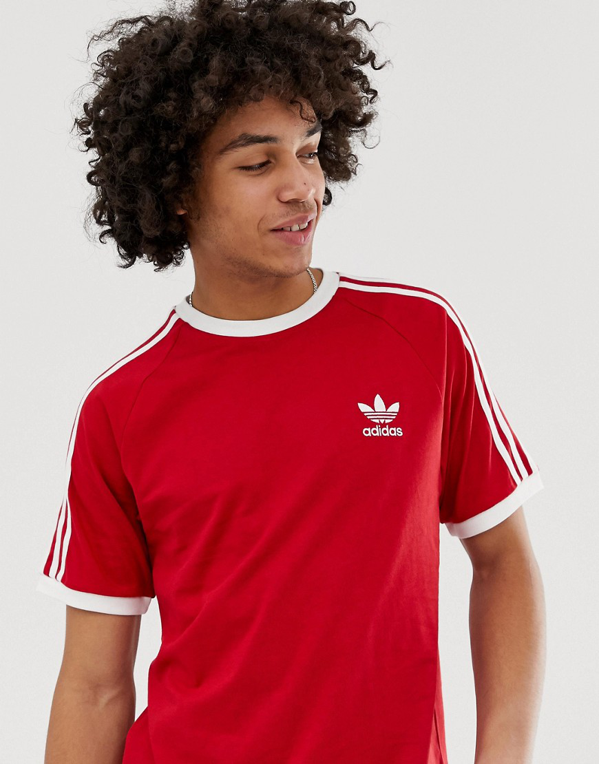 adidas originals california t shirt red