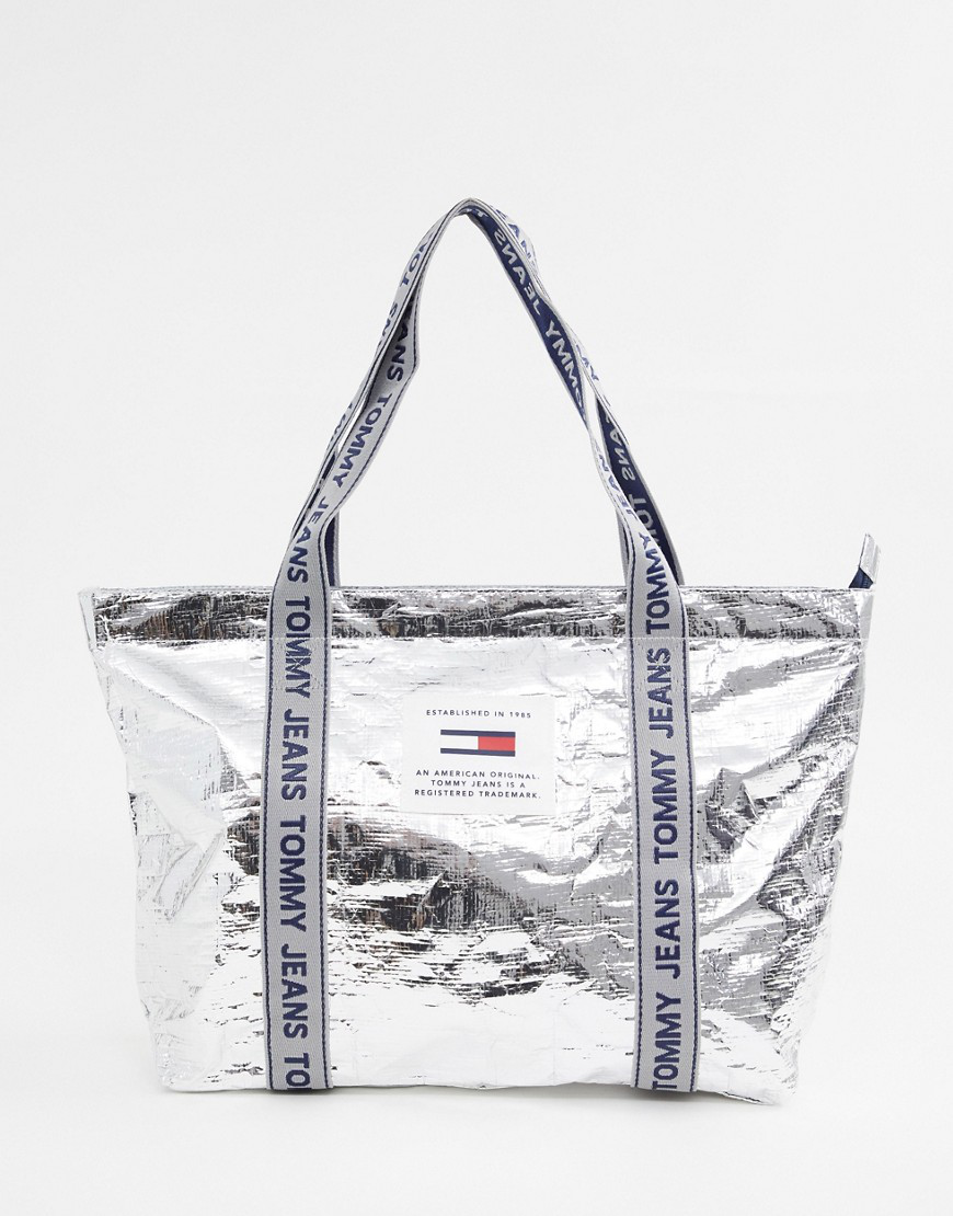 tommy jeans logo tape sling bag