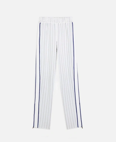 Shop Stella Mccartney Micro Stripe Pants In Multicolor