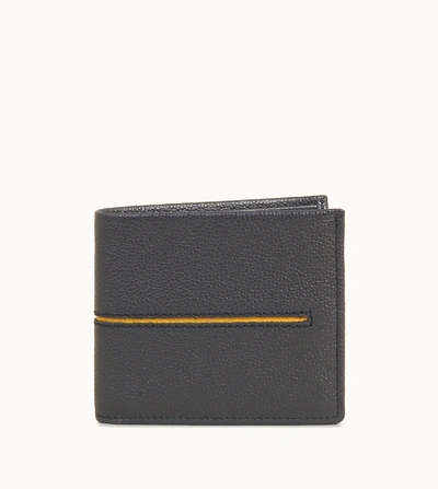 Shop Tod's Wallet In Leather In Yellow,blue