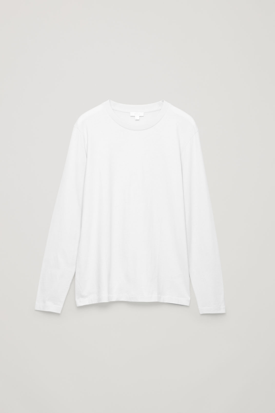 Cos LongSleeved BrushedCotton TShirt In Brown ModeSens