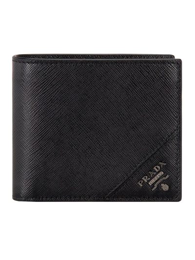 Shop Prada Bifold Wallet In Black