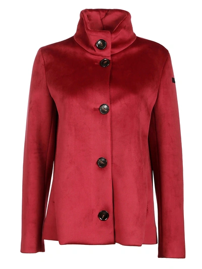 Shop Rrd - Roberto Ricci Design Rrd Single Breasted Coat In Red