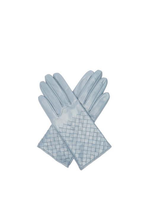 light blue gloves women's