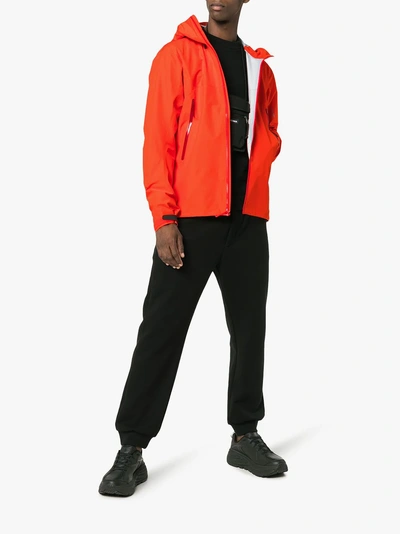 Shop Arc'teryx Red Beta Lt Hooded Jacket In Yellow