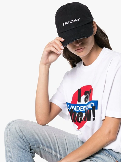 Vetements Friday Cotton Cap In Black | ModeSens