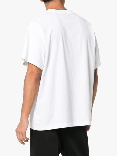 Shop Vyner Articles 'acid Free' Printed Cotton T-shirt In White