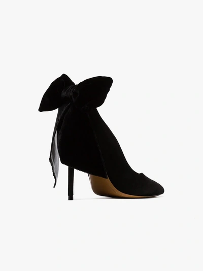 Shop Alexandre Vauthier Vivian 110 Bow Detail Pumps In Black