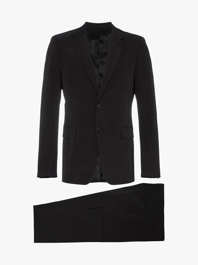 Shop Prada Technical Stretch Suit In Black