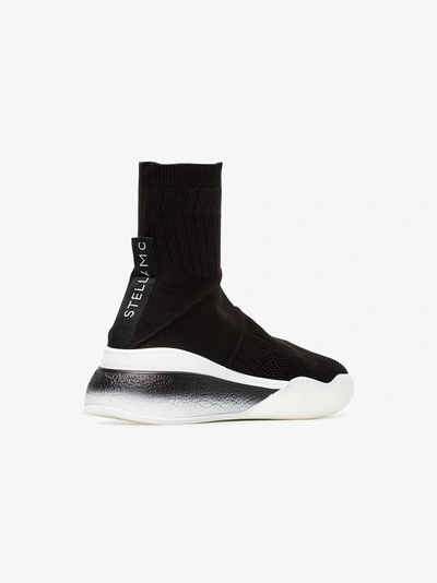 Shop Stella Mccartney Stretch Sock Trainers In Black