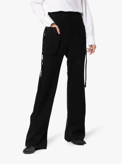 Shop Ambush Nobo Pocket And Strap Detail Trousers In Black